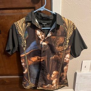 Carbon Shirt with painting
